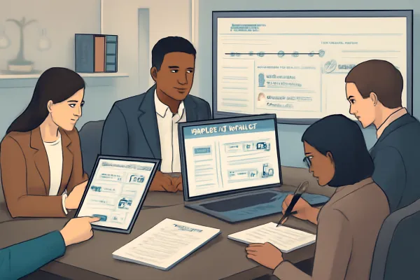 Workspace showing social media SLA dashboard, legal review, and business team collaboration.