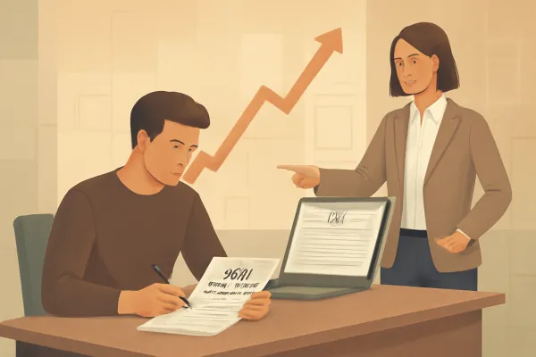Entrepreneur and lawyer discussing 83(b) election form for startup equity tax planning