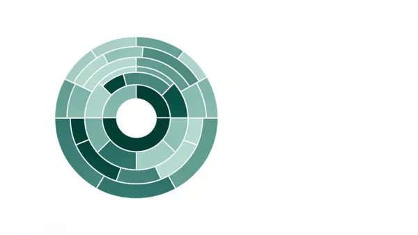 Abstract geometric teal medallion capped by copper lattice on deep navy textured background