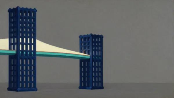 Abstract digital-fresco art: a navy lattice passes light across a teal membrane bridge into a second lattice, evoking an orderly law-practice succession handoff.