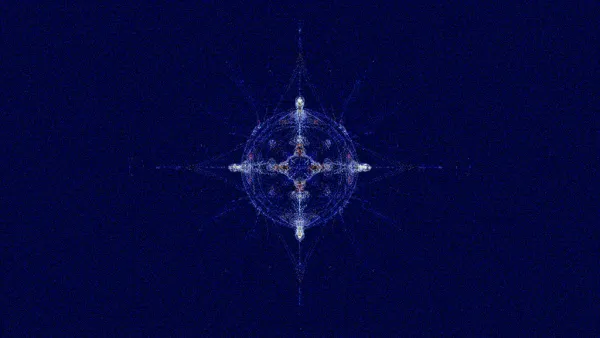 Abstract navy crystalline membrane containing luminous teal and cream data-forms within a geometric perimeter, symbolizing a protected data boundary